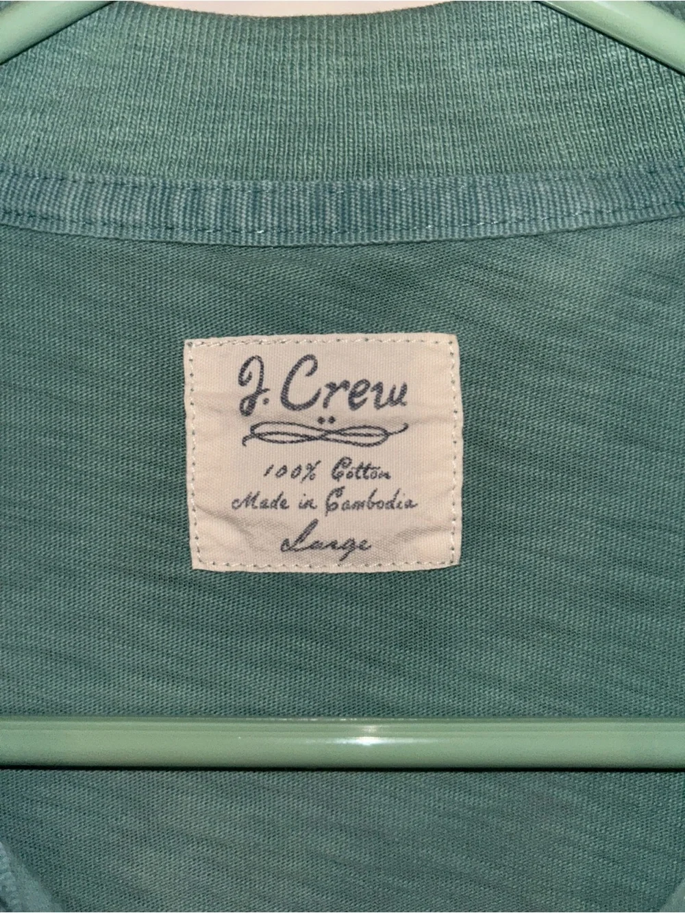 J. Crew Teal Short Sleeve Polo